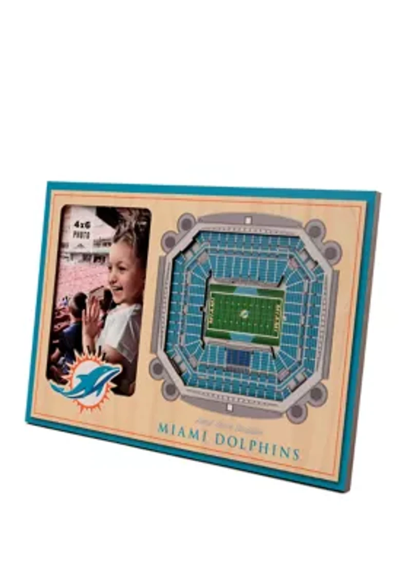 YouTheFan NFL Miami Dolphins 3D StadiumView Picture Frame - Hard Rock Stadium