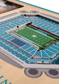 YouTheFan NFL Miami Dolphins 3D StadiumView Picture Frame - Hard Rock Stadium