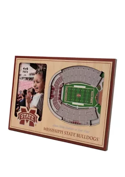 YouTheFan NCAA Mississippi State Bulldogs 3D StadiumView Picture Frame - Davis Wade Stadium at Scott Field