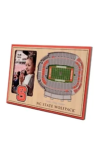 YouTheFan NCAA NC State Wolfpack 3D StadiumView Picture Frame - Carter-Finley Stadium