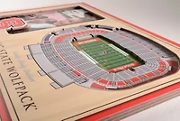 YouTheFan NCAA NC State Wolfpack 3D StadiumView Picture Frame - Carter-Finley Stadium
