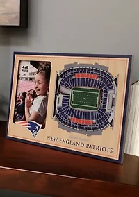YouTheFan NFL New England Patriots 3D StadiumView Picture Frame - Gillette Stadium