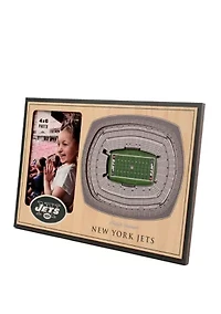 YouTheFan NFL New York Jets 3D StadiumView Picture Frame - MetLife Stadium