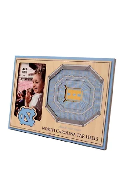 YouTheFan NCAA North Carolina Tar Heels 3D StadiumView Picture Frame - Dean E. Smith Center