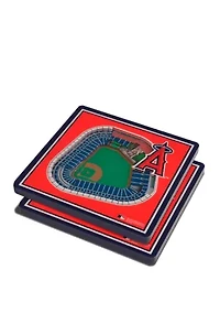 YouTheFan MLB Los Angeles Angels 3D StadiumView Coasters - Angel Stadium of Anaheim