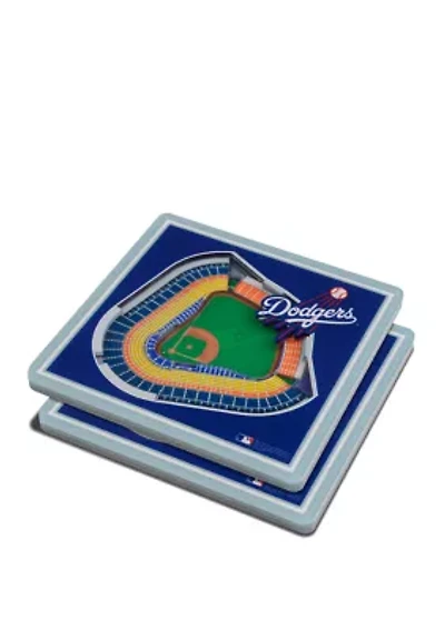 YouTheFan MLB Los Angeles Dodgers 3D StadiumView Coasters - Dodger Stadium