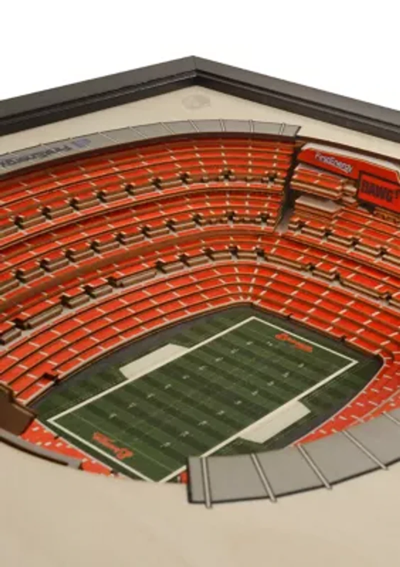 YouTheFan NFL Cleveland Browns 25-Layer StadiumViews 3D Wall Art - FirstEnergy Stadium