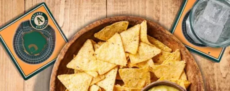 YouTheFan MLB Oakland Athletics 3D StadiumView Coasters - Oakland Coliseum