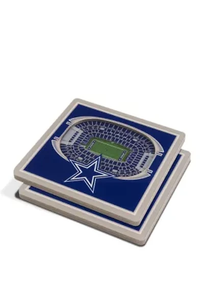 YouTheFan NFL Dallas Cowboys 3D StadiumView Coasters - AT&T Stadium