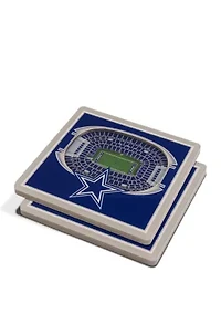 YouTheFan NFL Dallas Cowboys 3D StadiumView Coasters - AT&T Stadium
