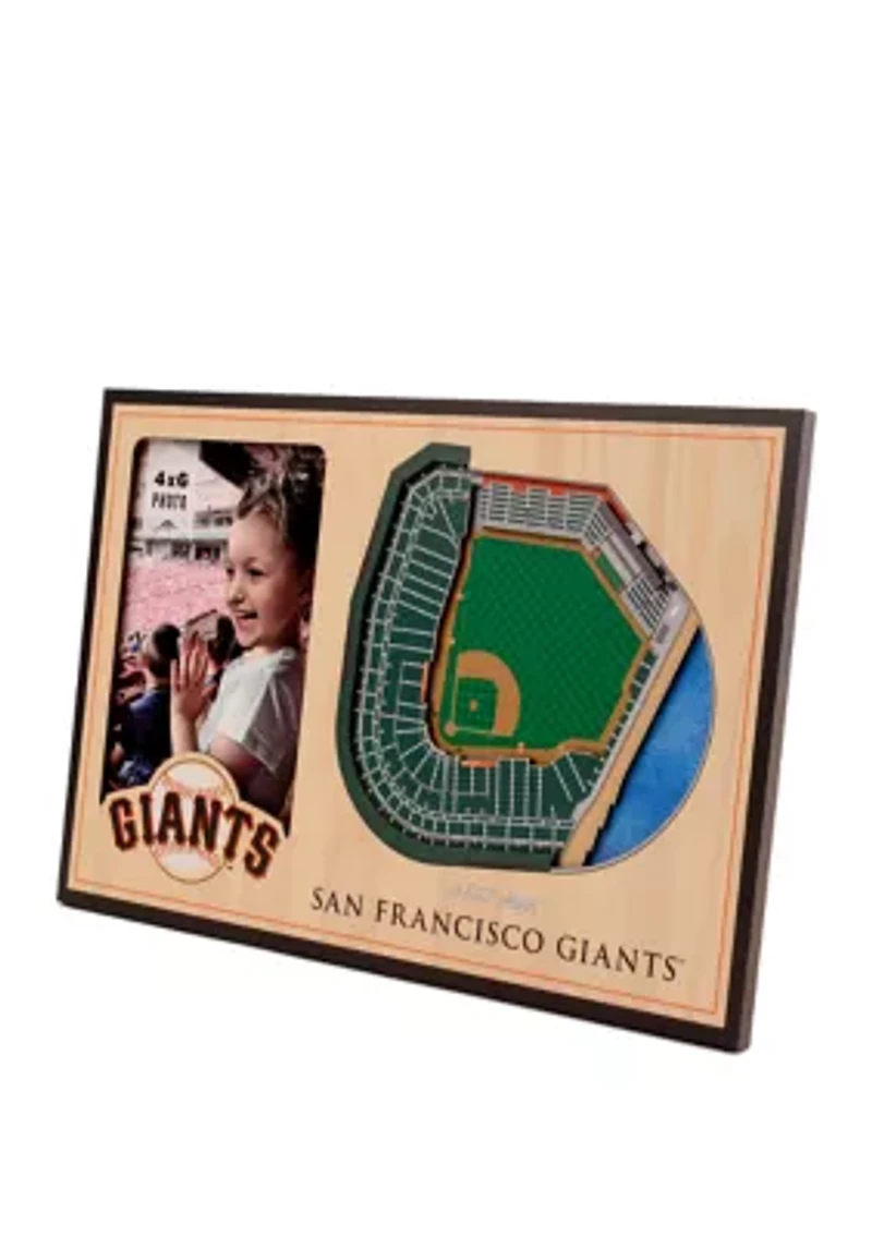 YouTheFan MLB San Francisco Giants 3D StadiumView Picture Frame - Oracle Park