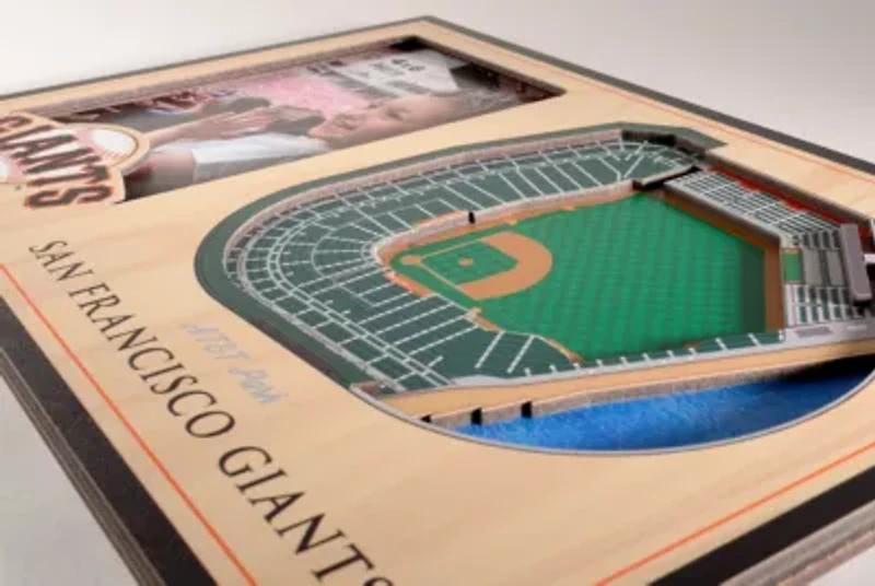 YouTheFan MLB San Francisco Giants 3D StadiumView Picture Frame - Oracle Park