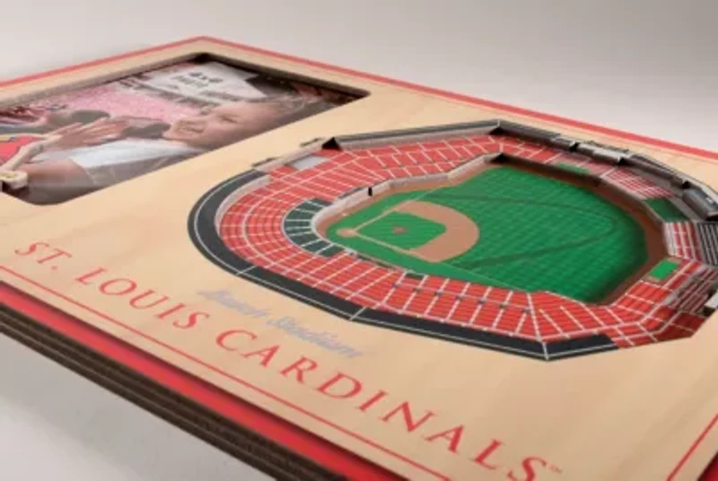 YouTheFan MLB St. Louis Cardinals 3D StadiumView Picture Frame - Busch Stadium