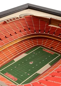 YouTheFan NFL Kansas City Chiefs 25-Layer StadiumViews 3D Wall Art - Arrowhead Stadium