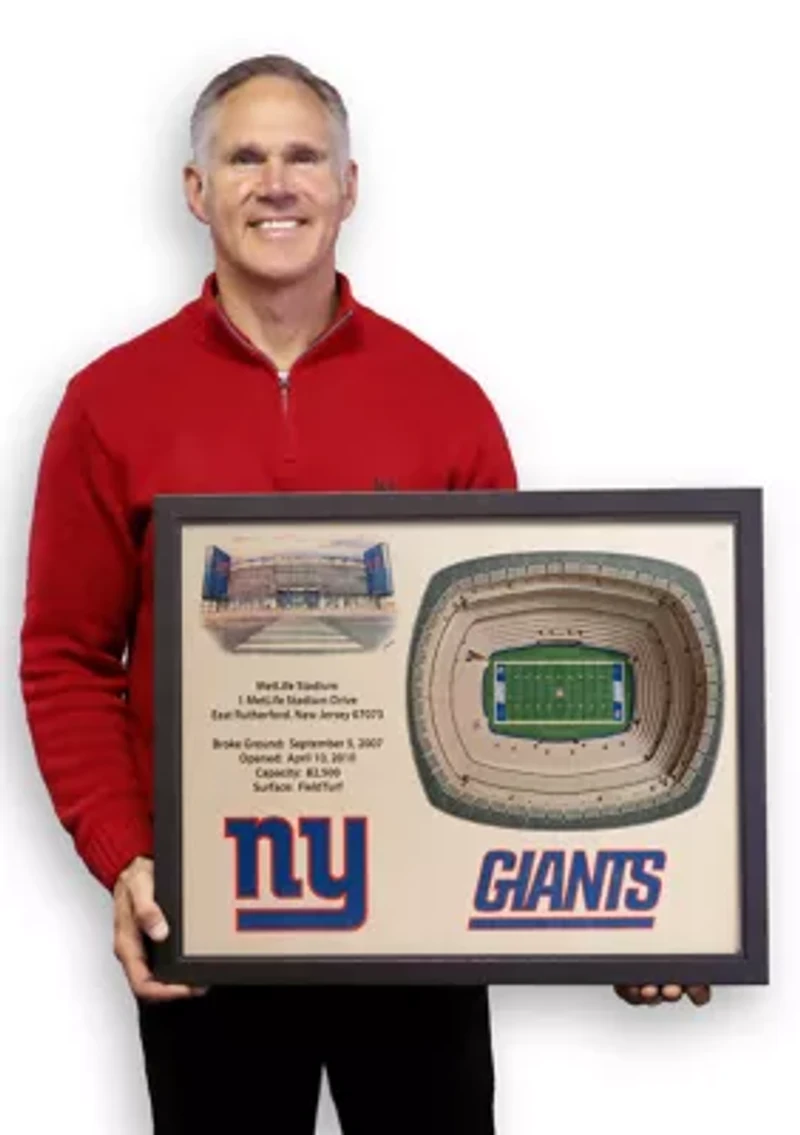 YouTheFan NFL New York Giants 25-Layer StadiumViews 3D Wall Art - MetLife Stadium