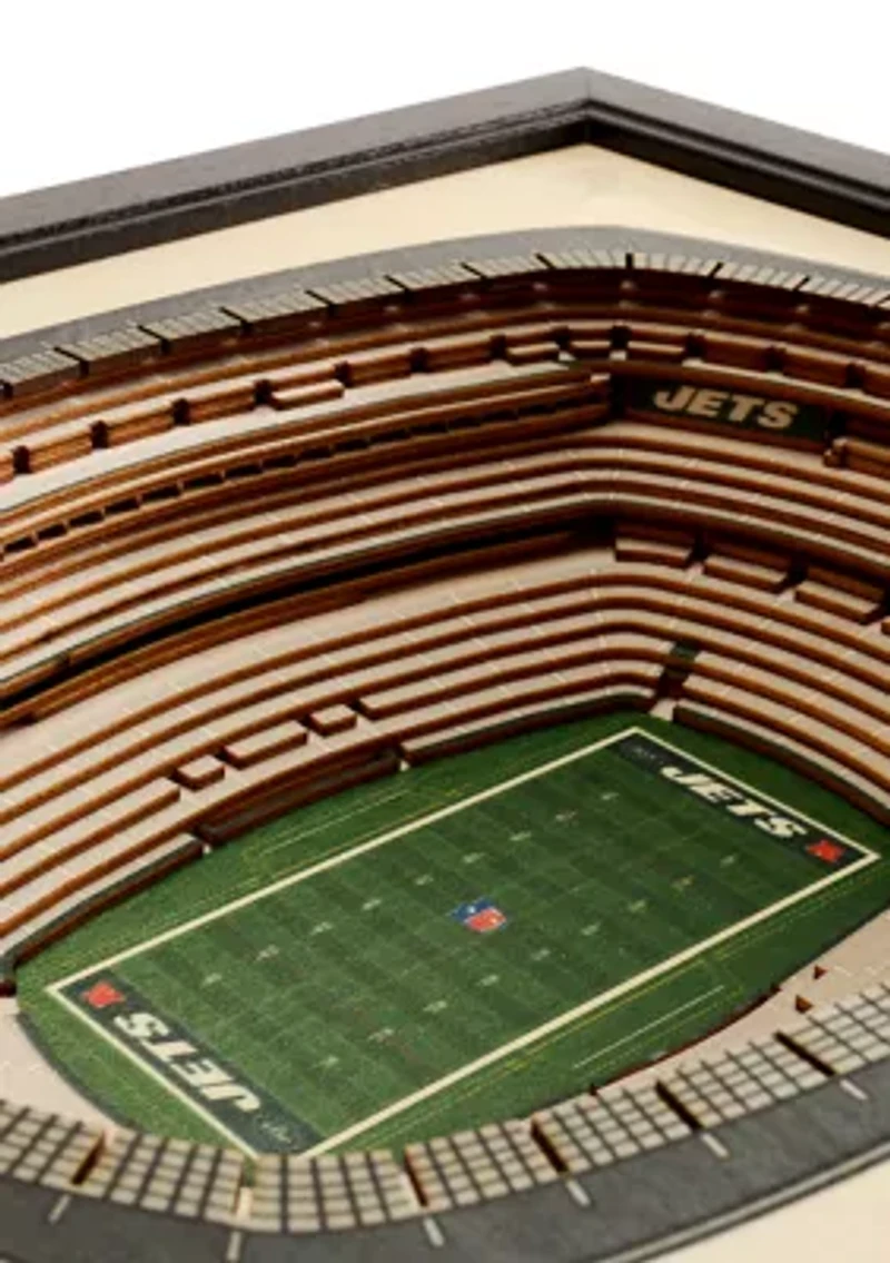 YouTheFan NFL New York Jets 25-Layer StadiumViews 3D Wall Art - MetLife Stadium