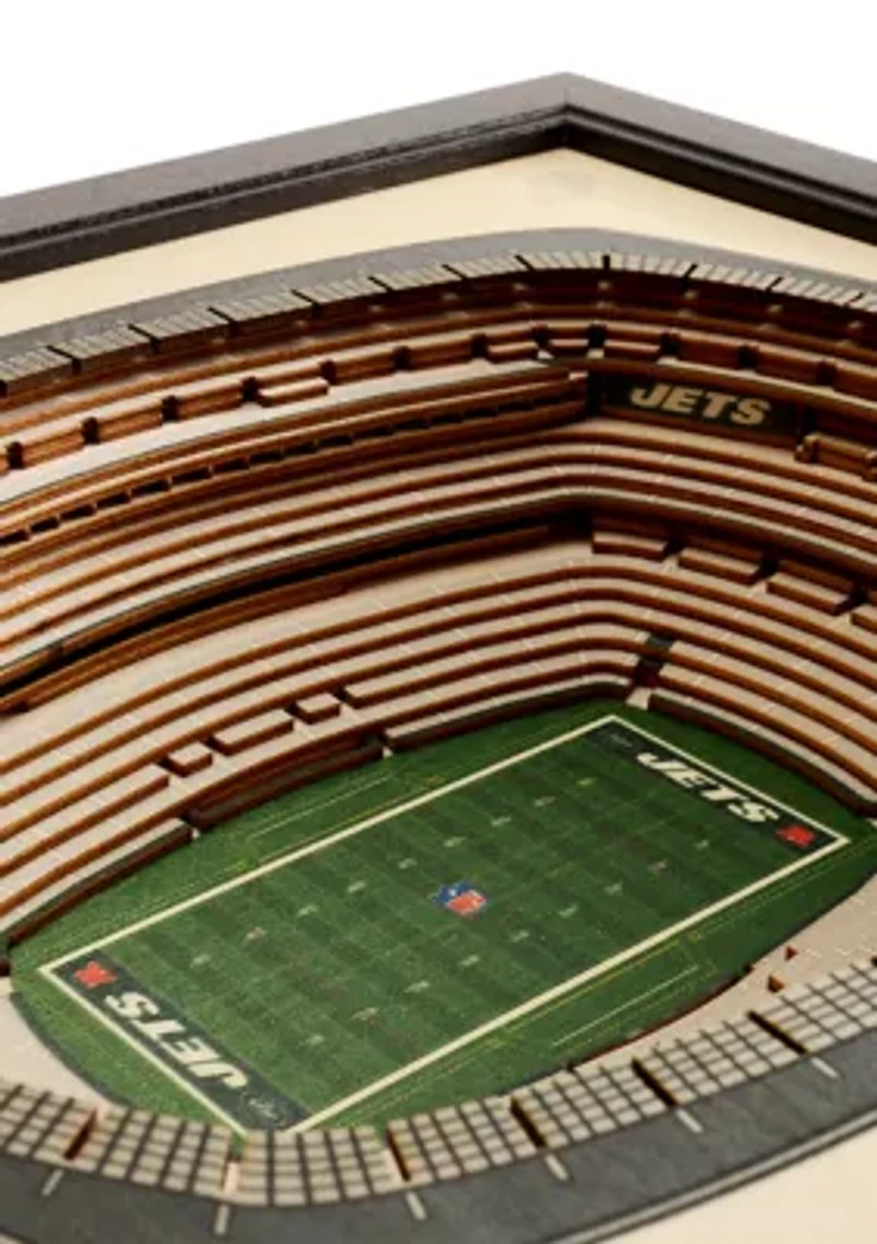 YouTheFan NFL New York Jets 25-Layer StadiumViews 3D Wall Art - MetLife Stadium
