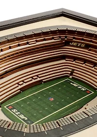 YouTheFan NFL New York Jets 25-Layer StadiumViews 3D Wall Art - MetLife Stadium