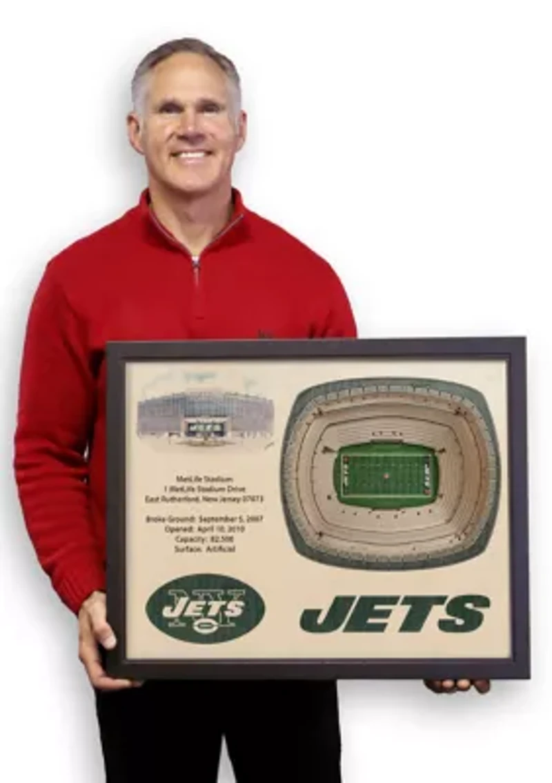 YouTheFan NFL New York Jets 25-Layer StadiumViews 3D Wall Art - MetLife Stadium