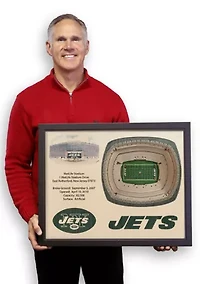 YouTheFan NFL New York Jets 25-Layer StadiumViews 3D Wall Art - MetLife Stadium