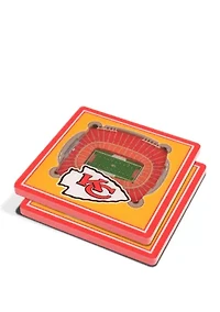 YouTheFan NFL Kansas City Chiefs 3D StadiumView Coasters - Arrowhead Stadium