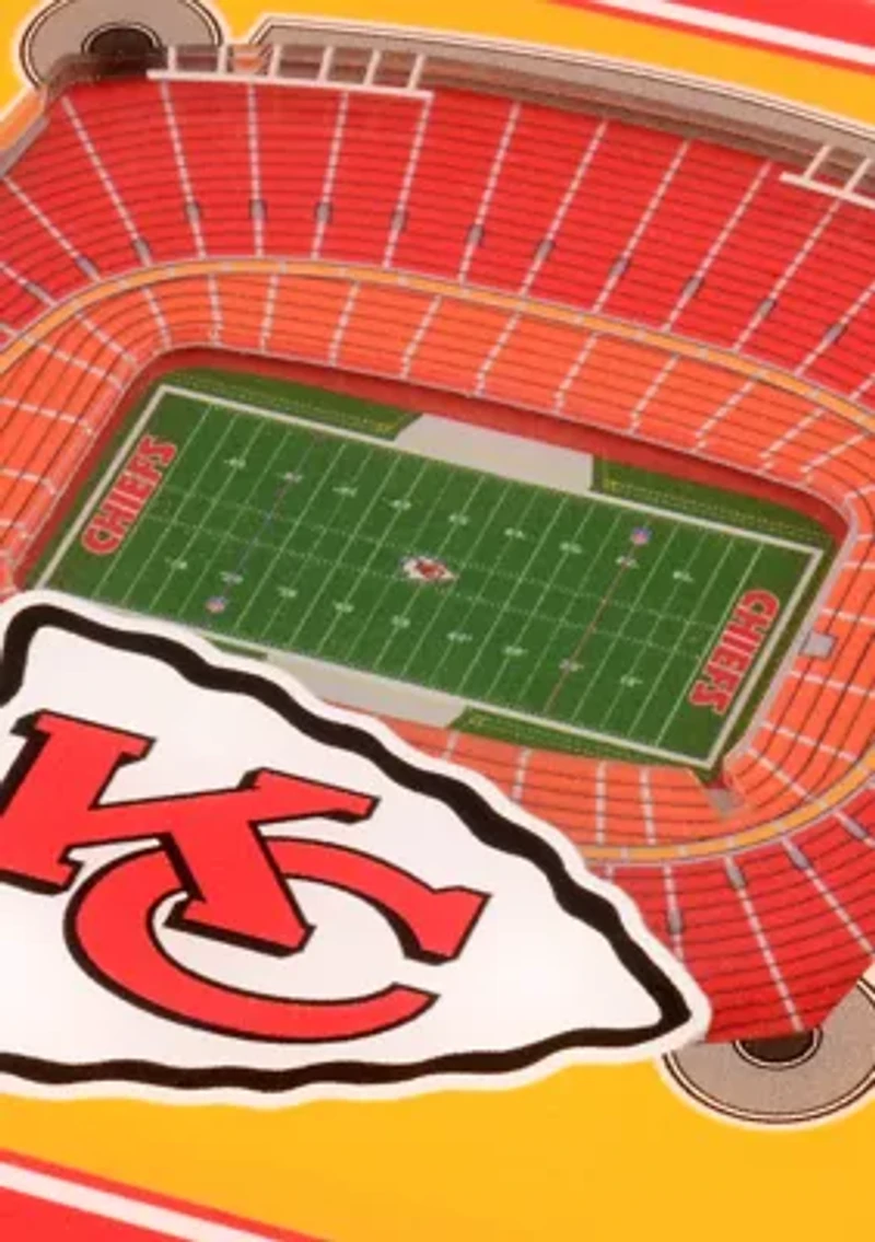 YouTheFan NFL Kansas City Chiefs 3D StadiumView Coasters - Arrowhead Stadium