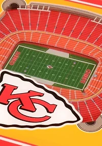 YouTheFan NFL Kansas City Chiefs 3D StadiumView Coasters - Arrowhead Stadium