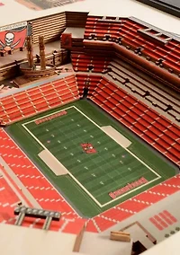 YouTheFan NFL Tampa Bay Buccaneers 25-Layer StadiumViews 3D Wall Art - Raymond James Stadium