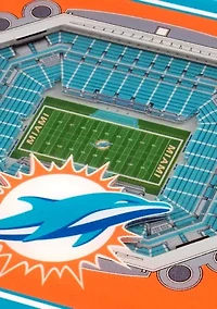 YouTheFan NFL Miami Dolphins 3D StadiumView Coasters - Hard Rock Stadium