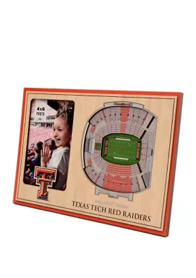 YouTheFan NCAA Texas Tech Red Raiders 3D StadiumView Picture Frame - Jones AT&T Stadium