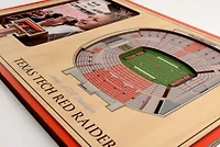 YouTheFan NCAA Texas Tech Red Raiders 3D StadiumView Picture Frame - Jones AT&T Stadium