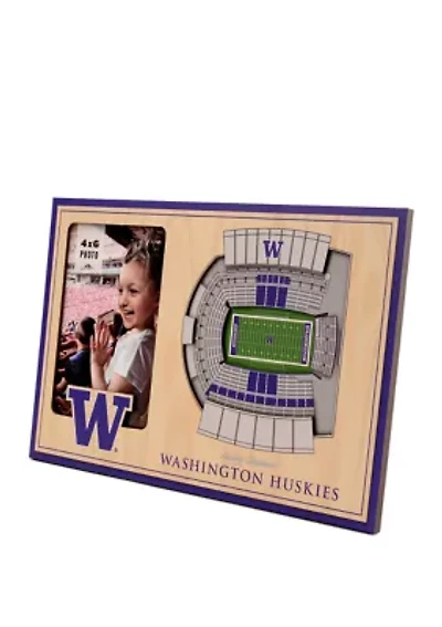 YouTheFan NCAA Washington Huskies 3D StadiumView Picture Frame - Husky Stadium
