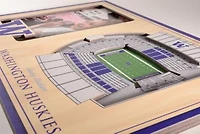 YouTheFan NCAA Washington Huskies 3D StadiumView Picture Frame - Husky Stadium