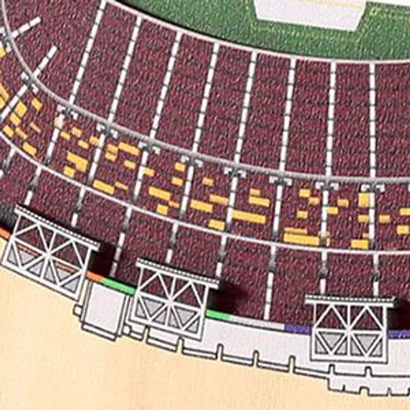 YouTheFan NFL Washington Commanders 3D StadiumView Picture Frame - FedEx Field