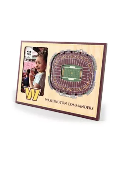 YouTheFan NFL Washington Commanders 3D StadiumView Picture Frame - FedEx Field