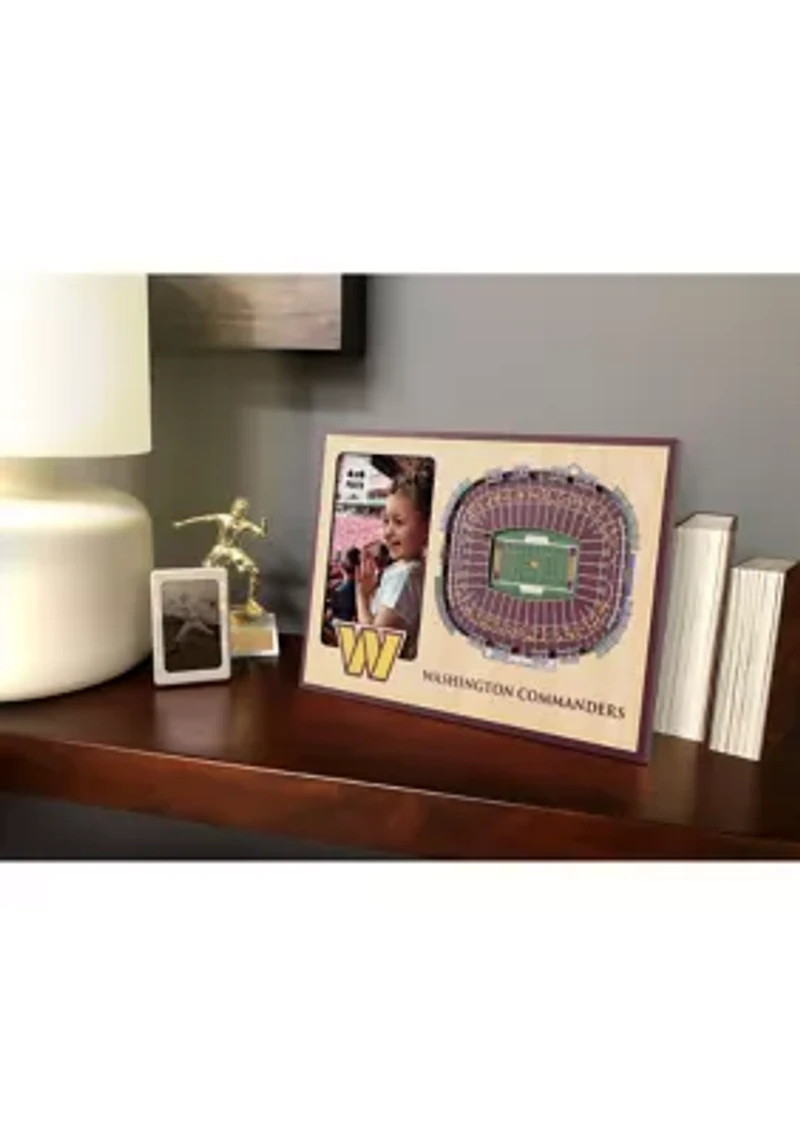 YouTheFan NFL Washington Commanders 3D StadiumView Picture Frame - FedEx Field