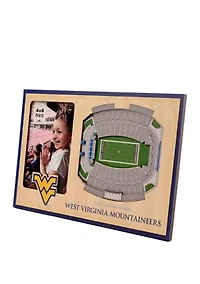 YouTheFan NCAA West Virginia Mountaineers 3D StadiumView Picture Frame - Milan Puskar Stadium