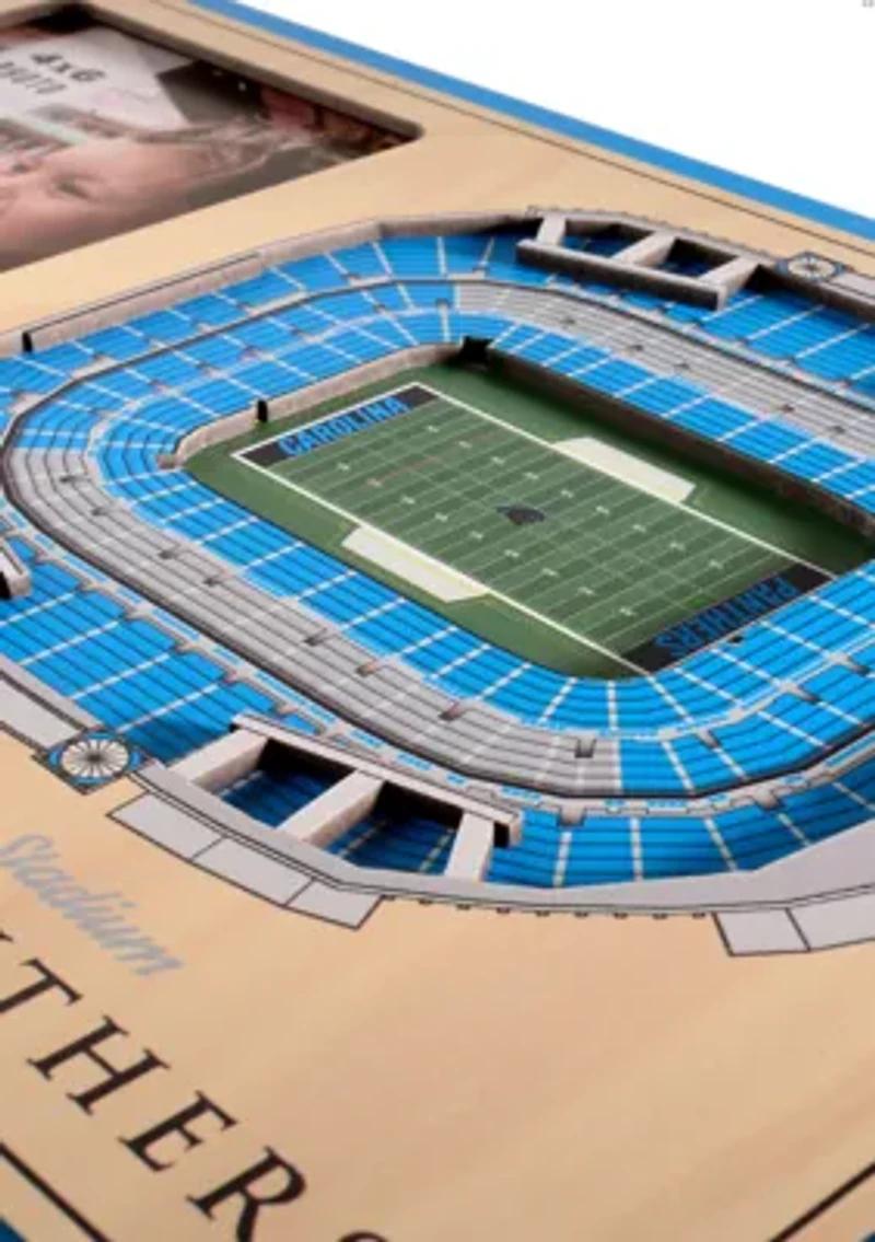 YouTheFan NFL Carolina Panthers 3D StadiumView Picture Frame - Bank of America Stadium