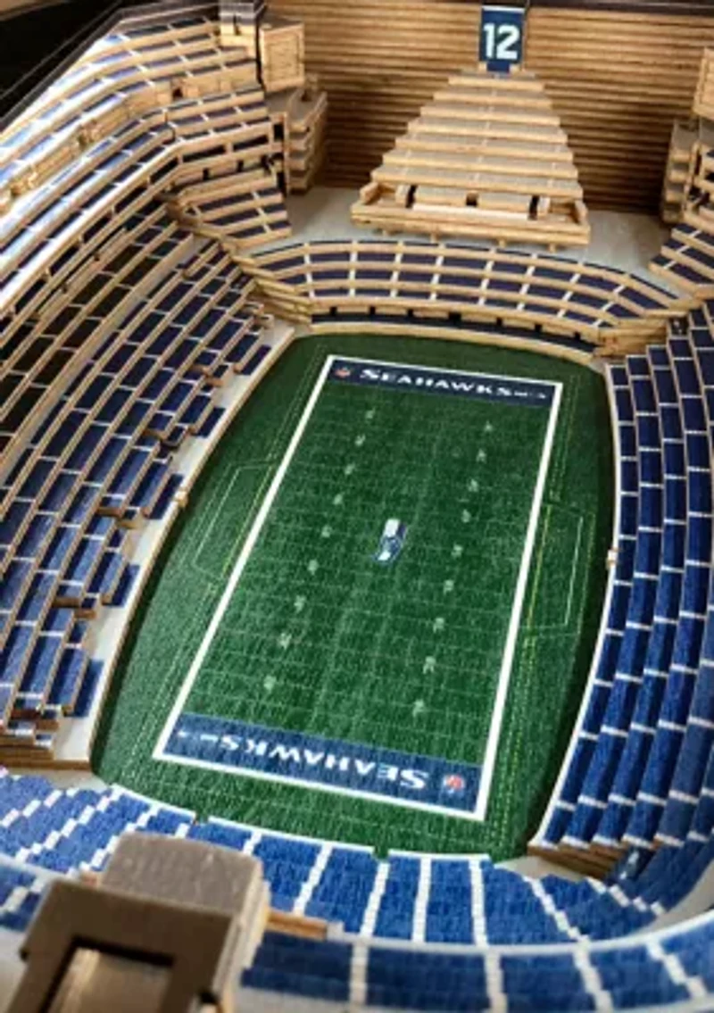 YouTheFan NFL Seattle Seahawks 25-Layer StadiumViews Lighted End Table - CenturyLink Field
