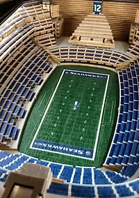 YouTheFan NFL Seattle Seahawks 25-Layer StadiumViews Lighted End Table - CenturyLink Field