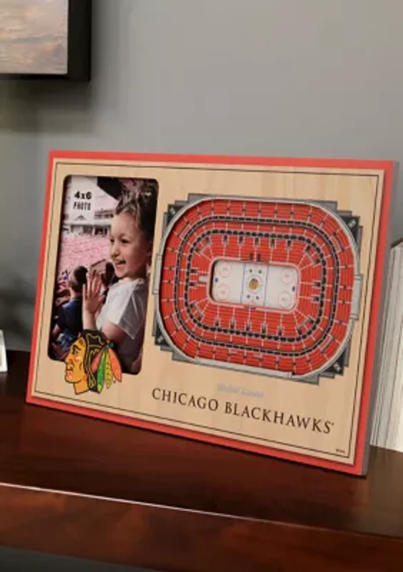 YouTheFan NHL Chicago Blackhawks 3D StadiumView Picture Frame - United Center