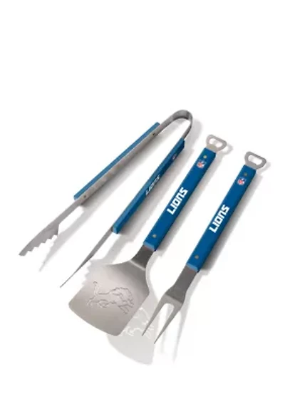 YouTheFan NFL Detroit Lions Spirit Series 3-Piece BBQ Set