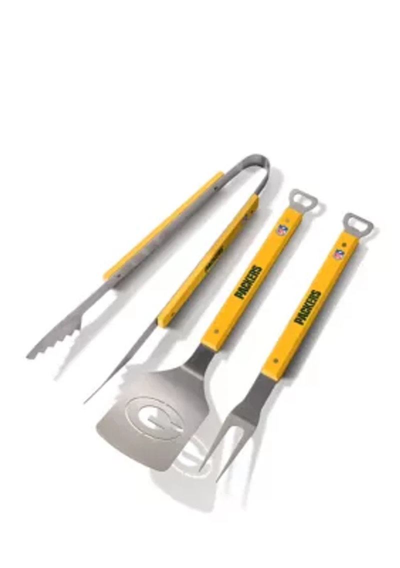 YouTheFan NFL Green Bay Packers Spirit Series 3-Piece BBQ Set