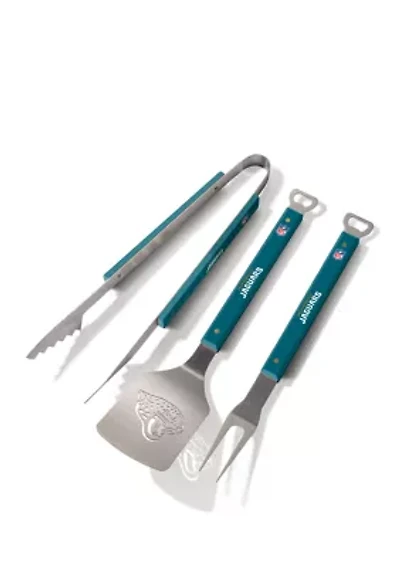 YouTheFan NFL Jacksonville Jaguars Spirit Series 3-Piece BBQ Set