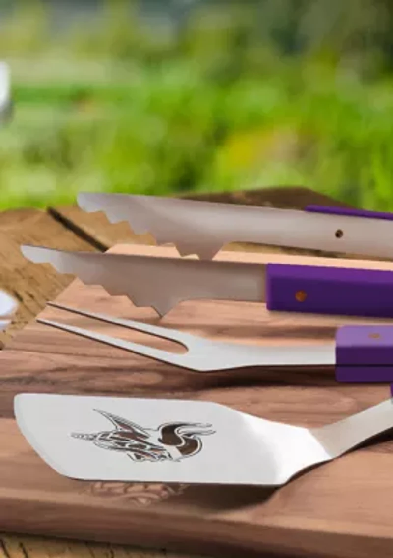 YouTheFan NFL Minnesota Vikings Spirit Series 3-Piece BBQ Set