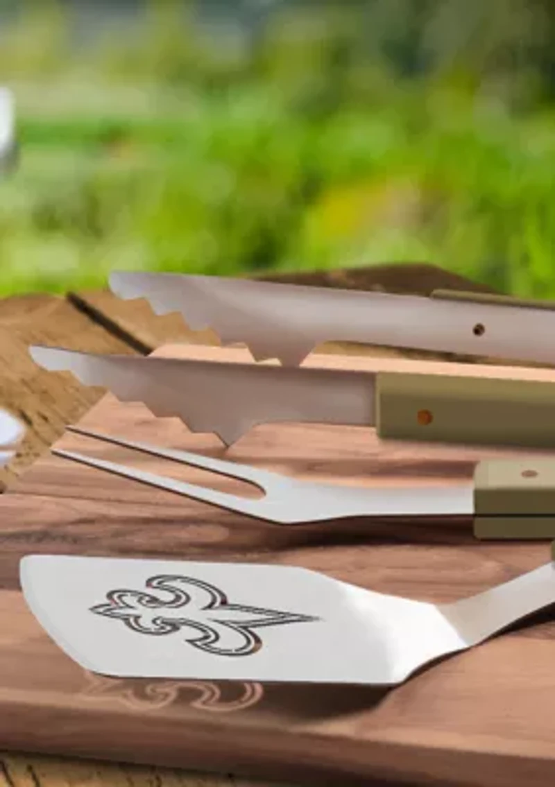 YouTheFan NFL New Orleans Saints Spirit Series 3-Piece BBQ Set