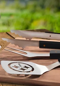 YouTheFan NFL Pittsburgh Steelers Spirit Series 3-Piece BBQ Set