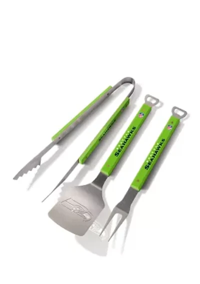YouTheFan NFL Seattle Seahawks Spirit Series 3-Piece BBQ Set