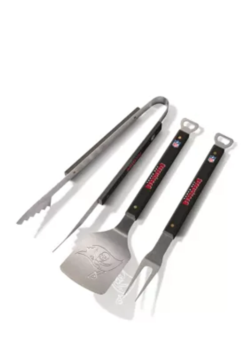 YouTheFan NFL Tampa Bay Buccaneers Spirit Series 3-Piece BBQ Set