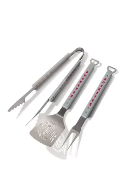YouTheFan NCAA Ohio State Buckeyes Spirit Series 3-Piece BBQ Set